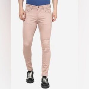 Express Men’s Skinny Jeans Pale Pink 32x30 Stretch